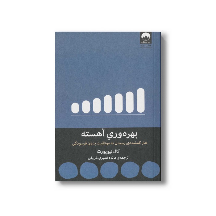 کتاب بهره وری آهسته اثر کال نیوپورت ترجمه مائده نصیری شریفی نشر میلکان