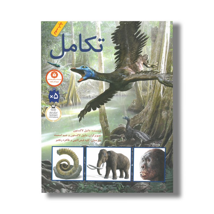 کتاب تکامل اثر دانیل لاکستون ترجمه کاوه فیض اللهی و طاهره رنجبر نشر فاطمی