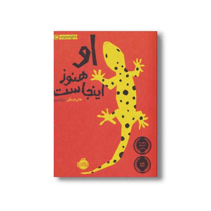 کتاب او هنوز اینجاست اثر هالی ام مگی ترجمه میترا امیری نشر پرتقال