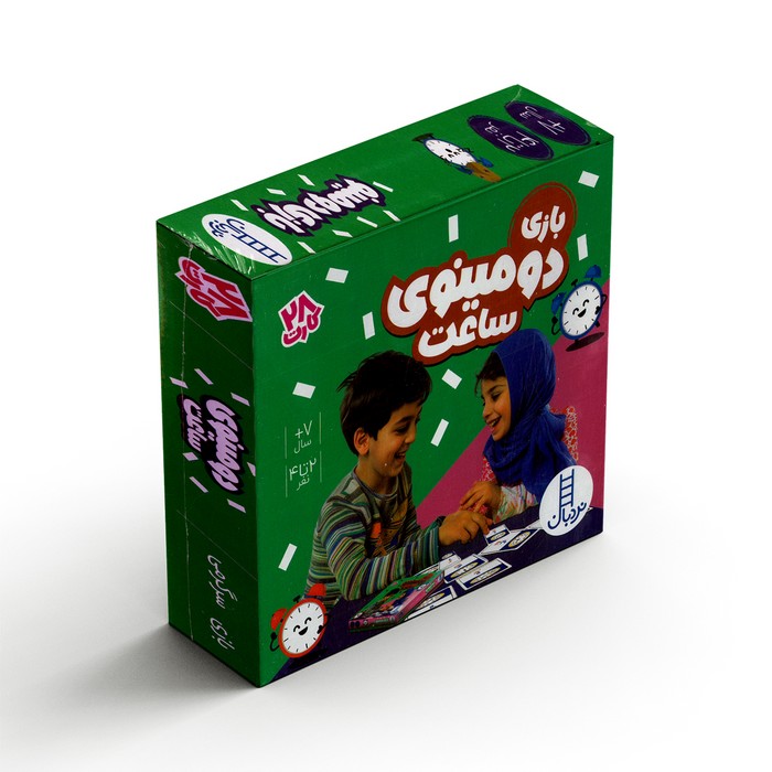 بازی دومینوی ساعت (28 کارت) نشر نردبان